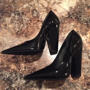 Givenchy Patent Leather Black D’orsay heels